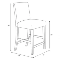 Hendrix Counter Height Barstool Multi Floral - Skyline Furniture -Baxton Studio Shop GUEST 502e98e9 d371 4be1 ac02 195efdc5d03b