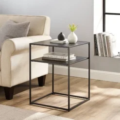 Braxton End Table Matte Black - Crosley 9 Braxton End Table Matte Black - Crosley -Baxton Studio Shop GUEST 503b8c61 0914 4fd5 803a 0ed6e9b8c631