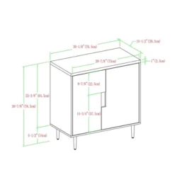 Modern Accent Cabinet With Color Pop Interior - Saracina Home 14 Modern Accent Cabinet With Color Pop Interior - Saracina Home -Baxton Studio Shop GUEST 5086d616 ad3e 40ba bca2 a4861a7e7a12