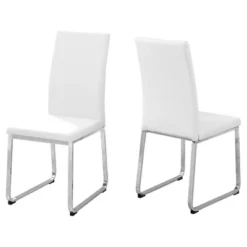 2pc Dining Chair Chrome - EveryRoom -Baxton Studio Shop GUEST 508f0202 fae9 4760 b252 22463791f6f3