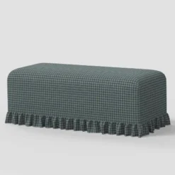 Ruffle Slipcover Dining Bench - Threshold™ Designed With Studio McGee 28 Ruffle Slipcover Dining Bench - Threshold™ Designed With Studio McGee -Baxton Studio Shop GUEST 50a64848 2a60 4a02 99b8 829ce484f1b3