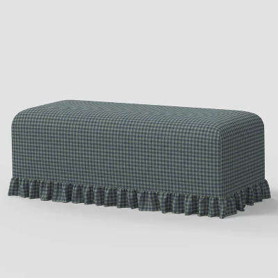 Ruffle Slipcover Dining Bench - Threshold™ Designed With Studio McGee 14 Ruffle Slipcover Dining Bench - Threshold™ Designed With Studio McGee - Image 14