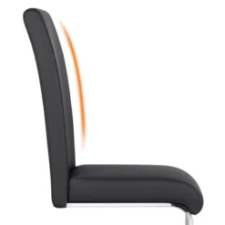 Yaheetech 2PCS PU Leather Dining Chairs Furniture For Kitchen, Dining Room -Baxton Studio Shop GUEST 50f58e2e 7dfc 4b97 b6bc 43a4368786e4