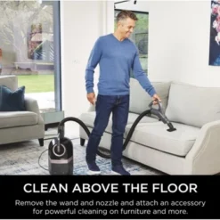 Shark CV101 Bagless Corded With Self-Cleaning Brushroll Canister Vacuum, Grey -Baxton Studio Shop GUEST 513daa25 019b 4fe2 9673 07aa2f144d3d