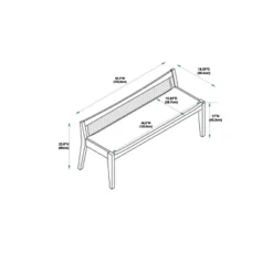 Bessie Bench - Powell -Baxton Studio Shop GUEST 514d010d 2a1c 49b1 acc9 78c52e263550