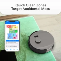 BObsweep UltraVision Self-Empty Robotic Vacuum And Mop Carpet Cleaner Stainless Steel With Brushed Finish PET24-7-913: Rechargeable, Cordless -Baxton Studio Shop GUEST 5255fbea 96d2 41b2 97eb 4fa66ba5933f