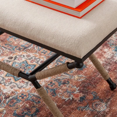 Pascoe Campaign Bench - Linon 5 Pascoe Campaign Bench - Linon - Image 5