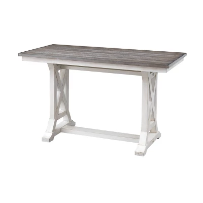 Isle Shores II Counter Height Dining Table Cream - Treasure Trove Accents 1 Isle Shores II Counter Height Dining Table Cream - Treasure Trove Accents
