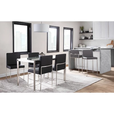 Set Of 2 Fuji High Back Dining Chairs - LumiSource 13 Set Of 2 Fuji High Back Dining Chairs - LumiSource - Image 13