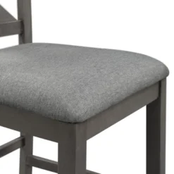 5 PCS Counter Height Wood Dining Table Set-ModernLuxe -Baxton Studio Shop GUEST 52c7c7d8 ea8f 4e7b a510 489c505906a8