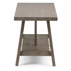 48" Stewart Solid Wood Entryway Bench Driftwood - WyndenHall -Baxton Studio Shop GUEST 52faa09e cc0d 45e6 b32c 14c07b5911c9