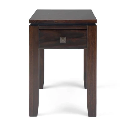 14" Essex Narrow Side Table Mahogany Brown - WyndenHall 7 14" Essex Narrow Side Table Mahogany Brown - WyndenHall - Image 7