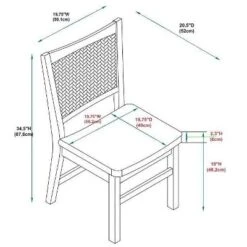 Bayley Folding Chair - Powell -Baxton Studio Shop GUEST 5359012b c7be 4405 b76e 3206a716e69e