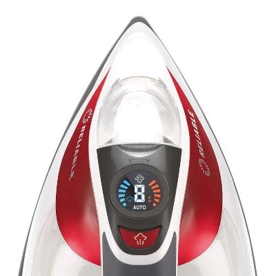 Reliable Corporation Velocity 270IR Auto Control Steam Iron: 1800W, Anodized Aluminum Soleplate, Digital Display, 300ml Tank 2 Reliable Corporation Velocity 270IR Auto Control Steam Iron: 1800W, Anodized Aluminum Soleplate, Digital Display, 300ml Tank - Image 2
