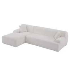 109" Simplified Style Large L-Shape Modular Sectional Sofa, 2 Piece Free Combination Sofa - ModernLuxe -Baxton Studio Shop GUEST 539ae732 abad 421a aaf7 2b50095c4e8e