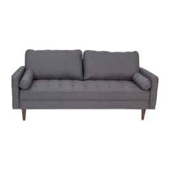 Flash Furniture Hudson Mid-Century Modern Sofa With Tufted Upholstery & Solid Wood Legs -Baxton Studio Shop GUEST 53e4bca2 6d5a 42a6 a10a 4b8b1c1ebe13