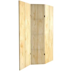 6" Double Sided Wood Grain Canvas Room Divider Brown - Oriental Furniture -Baxton Studio Shop GUEST 542cbb1b 9b15 45b7 98b6 e1b0c84755ee