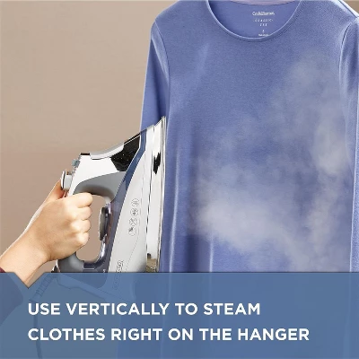 Black & Decker BLACK+DECKER Allure Professional Steam Iron, D3030, 30% More Steam, Percison Tip, Stianless Steel Soleplate, Vertical Steam Fuction 4 Black & Decker BLACK+DECKER Allure Professional Steam Iron, D3030, 30% More Steam, Percison Tip, Stianless Steel Soleplate, Vertical Steam Fuction - Image 4