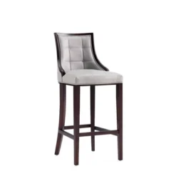 Fifth Avenue Upholstered Beech Wood Faux Leather Barstool - Manhattan Comfort 18 Fifth Avenue Upholstered Beech Wood Faux Leather Barstool - Manhattan Comfort -Baxton Studio Shop GUEST 54c60467 7f81 4346 a289 5f83ea2a538f