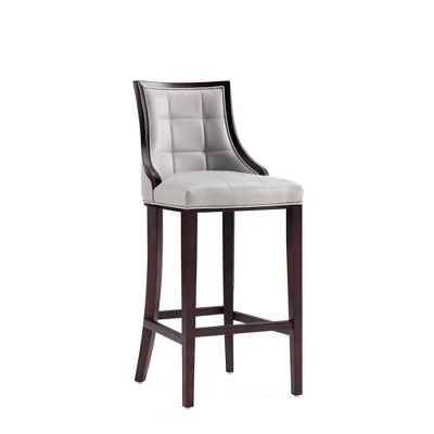 Fifth Avenue Upholstered Beech Wood Faux Leather Barstool - Manhattan Comfort 9 Fifth Avenue Upholstered Beech Wood Faux Leather Barstool - Manhattan Comfort - Image 9