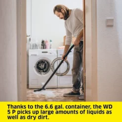 Karcher WD 5 P Corded Wet/Dry Vacuum, Heavy Duty Canister Vac -Baxton Studio Shop GUEST 54eb6fcc 1eed 491e a39f 4259d962f7ff