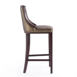 Fifth Avenue Upholstered Beech Wood Faux Leather Barstool - Manhattan Comfort 12 Fifth Avenue Upholstered Beech Wood Faux Leather Barstool - Manhattan Comfort -Baxton Studio Shop GUEST 54ed5cea 1cae 4de1 885d 63f744edcb5a