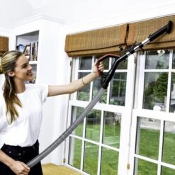 Eureka DashSprint Dual-Motor Upright Vacuum: Bagless, Washable Filter, Swivel Head, Pet Hair Tool, 30ft Cord, Red -Baxton Studio Shop GUEST 55abec32 f265 426d a586 939bfc6e4db3