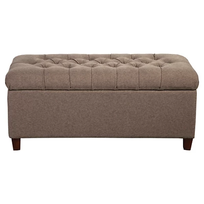 Tufted Storage Bench - HomePop 10 Tufted Storage Bench - HomePop - Image 10