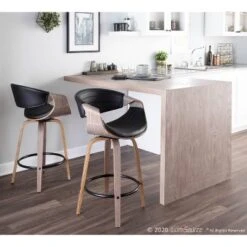 Set Of 2 Symphony Upholstered Counter Height Barstools - Lumisource -Baxton Studio Shop GUEST 55e6287d ac67 4177 9879 578c18cda8b0