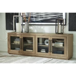 Waltleigh Accent Cabinet Metallic/Brown/Beige - Signature Design By Ashley