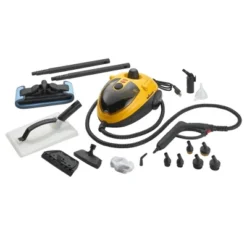 Wagner 915e On-Demand Steam Cleaner With 18 Accessories: Electric Steamer For Upholstery & Floors, Lightweight, Yellow -Baxton Studio Shop GUEST 56727233 34a1 4ada bae1 9e5aa99e59bd