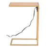 Iris Side Table Brown/Gold - ZM Home