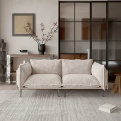 WJShome Velvet Modular Sectional Couch, 74" Modern 2-Seater Sofa With Removable Cushions For Livingroom 20 WJShome Velvet Modular Sectional Couch, 74" Modern 2-Seater Sofa With Removable Cushions For Livingroom -Baxton Studio Shop GUEST 56ce6e81 7a4f 4180 8aef 9cbc74c7b8fe