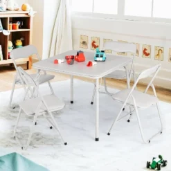 Acekool Kids' Table & Chair Set - Foldable, Padded Seating For Play & Meals -Baxton Studio Shop GUEST 56e31666 72db 4715 a0e9 5cd983cb3f4a