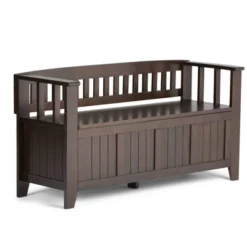 Normandy Solid Wood Entryway Storage Bench - Wyndenhall -Baxton Studio Shop GUEST 571a9419 19d4 4d22 8b00 32f17e382c9a