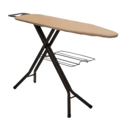 Household Essentials Ironing Center Mesh Steel Top Bronze: Adjustable Non-Slip Ironing Board With Iron Rest -Baxton Studio Shop GUEST 5736e155 5797 4727 ac6c bac0c2a986a1