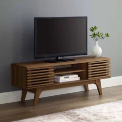 Render Media Console TV Stand For TVs Up To 50" Brown - Modway -Baxton Studio Shop GUEST 579a7ada 819a 45e8 b2de 0c14907d1364