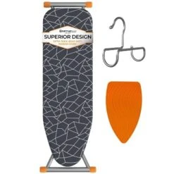 Bartnelli Full Size Ironing Board, 43x13, Adjustable Height, 4-Layer Pad -Baxton Studio Shop GUEST 57a51e83 00f7 4b0b 8351 923b56c5cd71