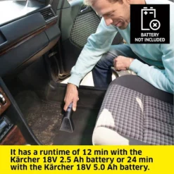 Karcher Kärcher SE 3-18 Compact Cordless Carpet Cleaner, Upholstery, Spot Cleaner, Extractor, Tool Only 14 Karcher Kärcher SE 3-18 Compact Cordless Carpet Cleaner, Upholstery, Spot Cleaner, Extractor, Tool Only -Baxton Studio Shop GUEST 582a97e1 68c1 413c 9e7c 1399147136b9
