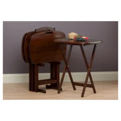 5pc Lucca TV Set Walnut Finish - Winsome 14 5pc Lucca TV Set Walnut Finish - Winsome -Baxton Studio Shop GUEST 582c8f12 2ec7 4204 9176 f37cd2662ae6