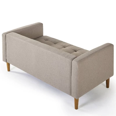54" Pascal Loveseat Sofa Oatmeal - Zinus 6 54" Pascal Loveseat Sofa Oatmeal - Zinus - Image 6