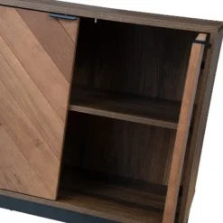 Hargapas 55" Morden 4 Door Storage Sideboard With Metal Legs | KARAT HOME -Baxton Studio Shop GUEST 589d8749 d436 4ca6 8241 ea9fce1bd87d