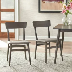 7Pc Newington Dining Set Charcoal Gray - Lifestorey -Baxton Studio Shop GUEST 58afc3b8 9cd1 4fcc 83d7 b1d33e1c4036