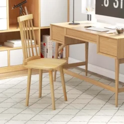 Costway Windsor Dining Chairs Set Of 2/4 Dining Chairs With High Spindle Back Natural 12 Costway Windsor Dining Chairs Set Of 2/4 Dining Chairs With High Spindle Back Natural -Baxton Studio Shop GUEST 58c34357 3c57 4fb0 aa52 a15a5aa3f523