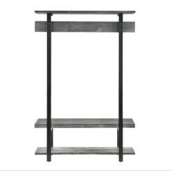 Pomona Entryway Hall Tree With Bench, Shelf And Coat Hooks - Alaterre Furniture -Baxton Studio Shop GUEST 58db92f2 ac03 40b9 b28e 5bee793bac3e