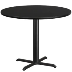 Emma And Oliver 42" Round Laminate Table Top With 33"x33" Table Height Base -Baxton Studio Shop GUEST 58e2e3f1 2548 45ef b627 1bc7f852e97c