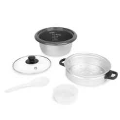 Aroma 6 Cup Rice Cooker With Outer Steam Tray Black: 2 Quart, One-Touch, Nonstick, Includes Accessories 14 Aroma 6 Cup Rice Cooker With Outer Steam Tray Black: 2 Quart, One-Touch, Nonstick, Includes Accessories -Baxton Studio Shop GUEST 596c2a03 fc0d 4a8a bfe2 4bceb9e65908