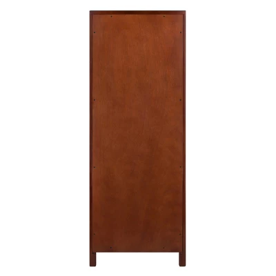 Brooke Jelly Cupboard With 2 Shelves And Door Wood/Espresso - Winsome 3 Brooke Jelly Cupboard With 2 Shelves And Door Wood/Espresso - Winsome - Image 3