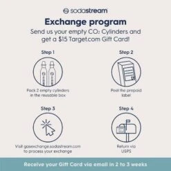 SodaStream 60L CO2 CQC Spare - Pink:Carbon Dioxide Cartridge, Quick Connect, Aluminum Refill, 1.37 Lbs 11 SodaStream 60L CO2 CQC Spare - Pink:Carbon Dioxide Cartridge, Quick Connect, Aluminum Refill, 1.37 Lbs -Baxton Studio Shop GUEST 59ca4ad9 009a 4471 b12c 6f862f01a107