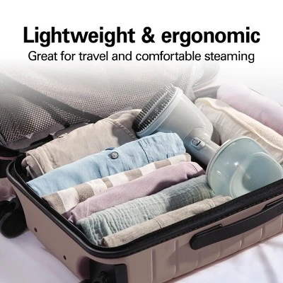 Hamilton Beach Handheld Garment Steamer: 1200W Clothes Steamer, 20 Min Steam, 400ml Tank, Fabric Brush, 8ft Cord, Gray 4 Hamilton Beach Handheld Garment Steamer: 1200W Clothes Steamer, 20 Min Steam, 400ml Tank, Fabric Brush, 8ft Cord, Gray - Image 4